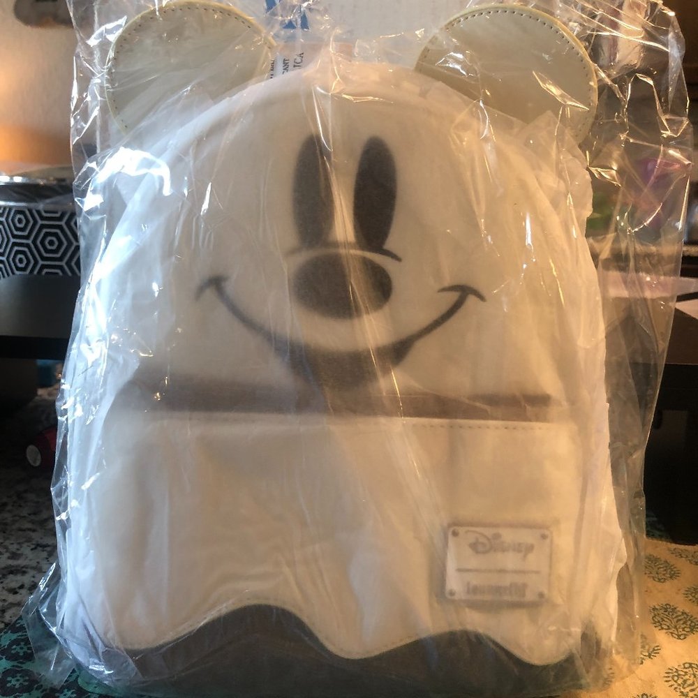 Loungefly Disney Ghost Mickey Halloween Backpack